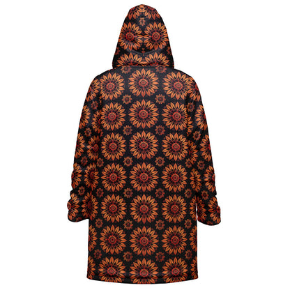 Fire Bloom Zip Cloak