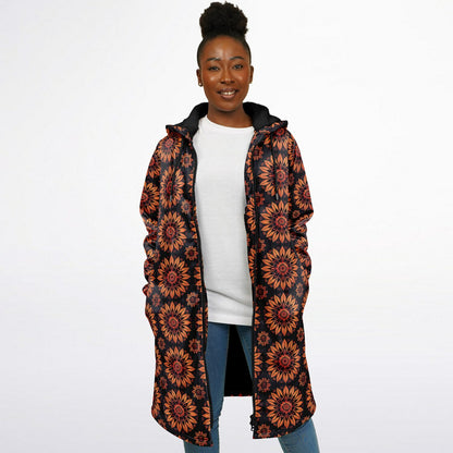 Fire Bloom Zip Cloak